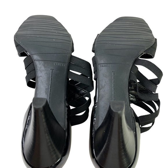 Vaneli Van Eli Women's Square Open Toe High Heels Sandals Shoes Real Leather 7.5 - Picture 15 of 15